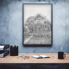 drawing-house-pencil